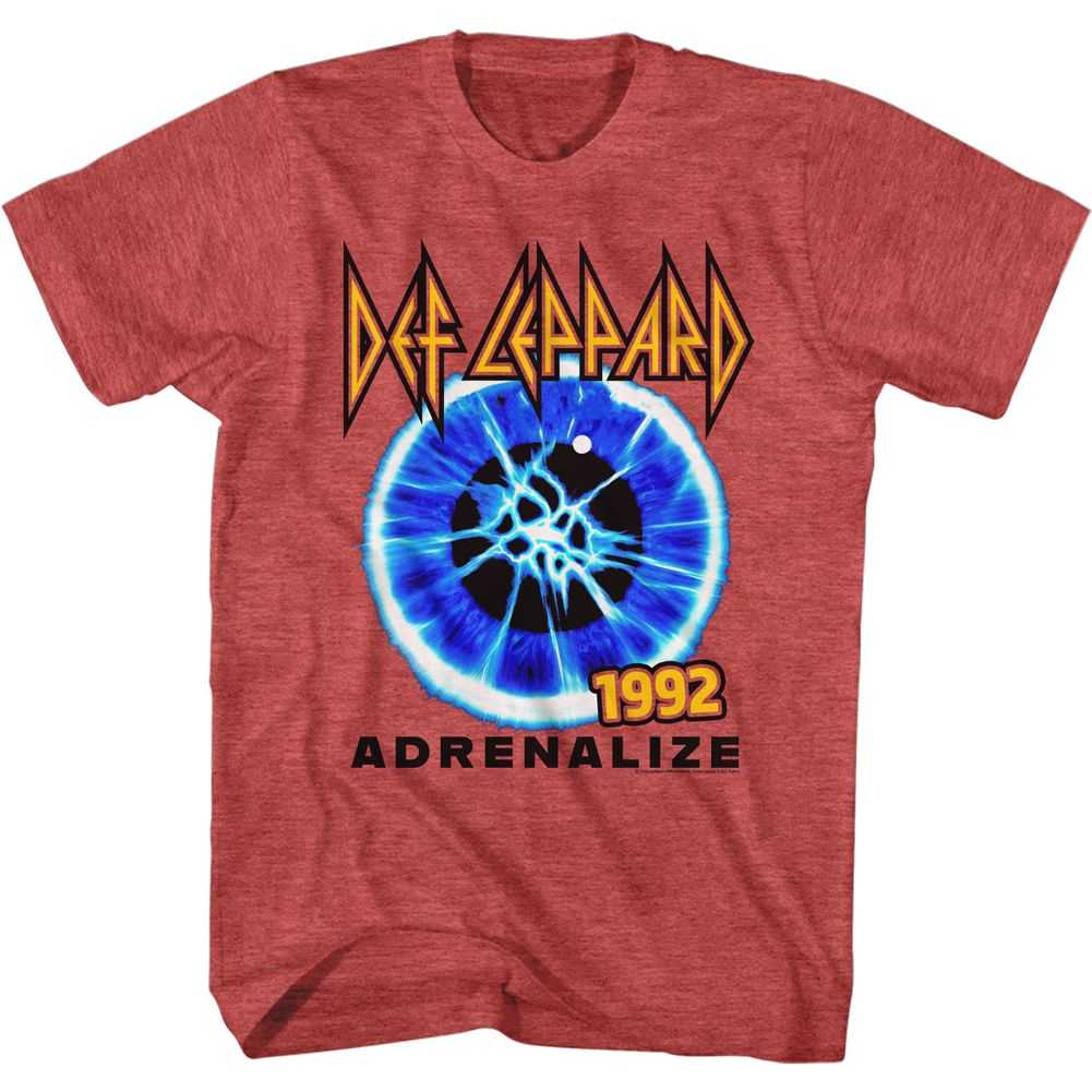 Def Leppard 1992 Adrenalize Tour Graphic Tee - Retro 90s Heavy Metal Concert Apparel - Unisex Adult Music Gift