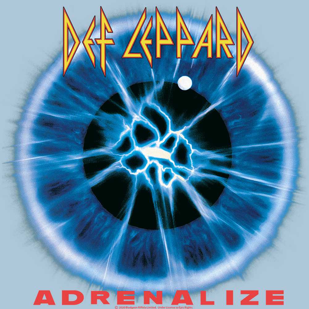 Def Leppard Adrenalize Album Graphic T-Shirt - Vintage Hard Rock Band Merch - Unisex Adult Concert Fan Gift