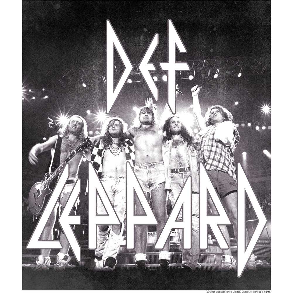 Def Leppard Finale Box Adult T-Shirt, Classic 80s Hard Rock Band Graphic Tee, Retro Concert Music Fan Apparel