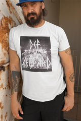 Def Leppard Finale Box Adult T-Shirt, Classic 80s Hard Rock Band Graphic Tee, Retro Concert Music Fan Apparel