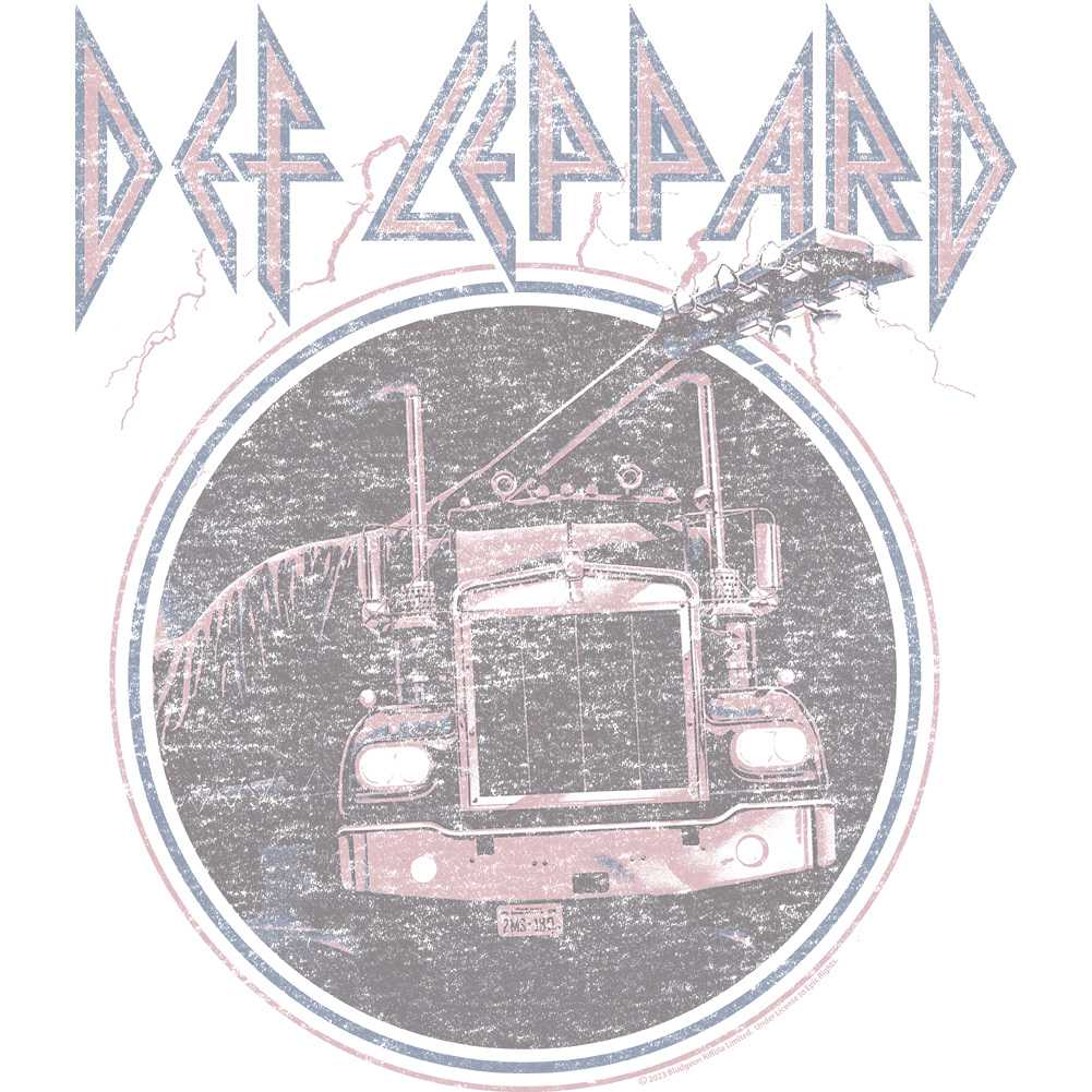 Def Leppard Classic Truck Graphic Woman Tank Top - Retro Rock Band Music Clothing - Vintage Concert Lover Gift Idea
