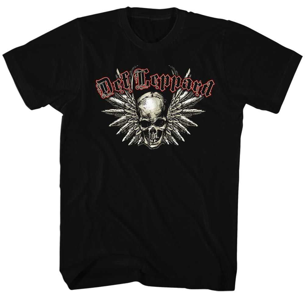 Def Leppard Classic Metallic Wordmark Logo Graphic Vintage Rock Concert Tee Unisex Everyday Essential Men Women