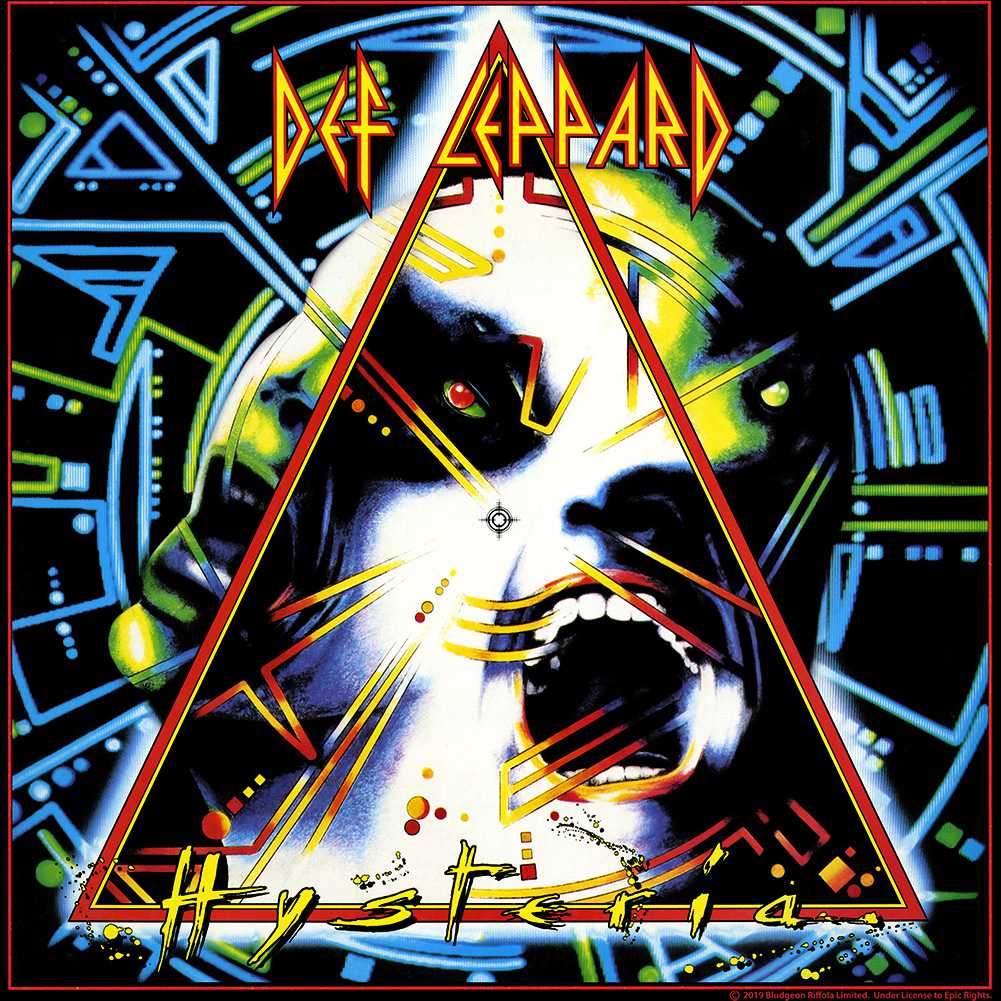 Def Leppard Hysteria Adult T-Shirt, Classic 80s Hard Rock Album Graphic Tee, Retro Concert Music Fan Apparel