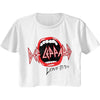 Def Leppard Open Mouth Graphic Ladies Tee - Retro Hard Rock Concert Apparel - Adult Heavy Metal Music Gift