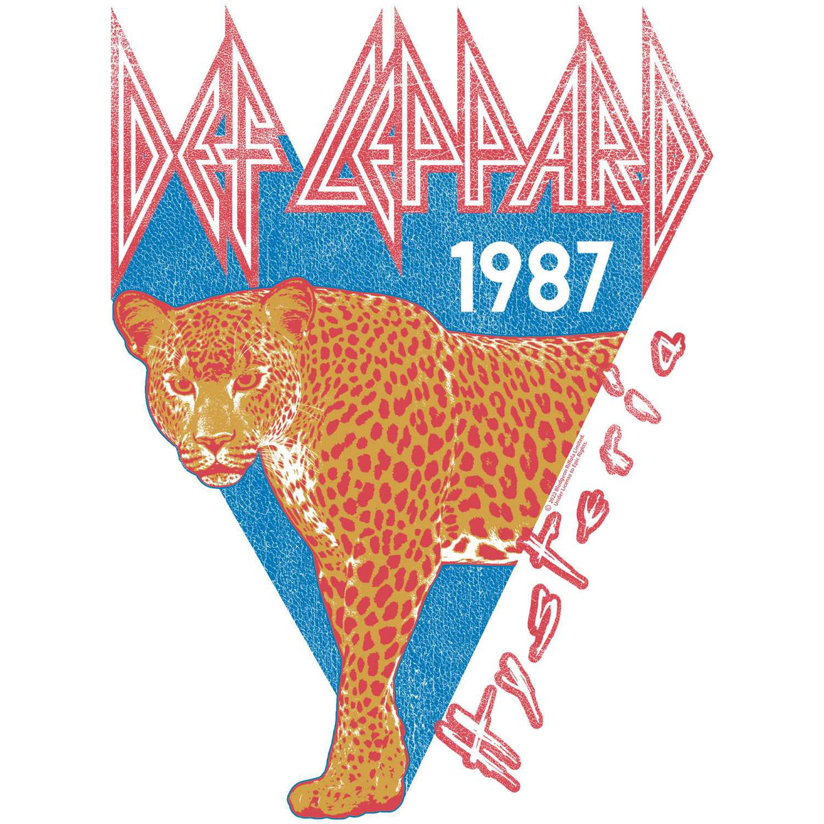 Def Leppard Half Leopard Graphic Sweatshirt - Official Band Tee