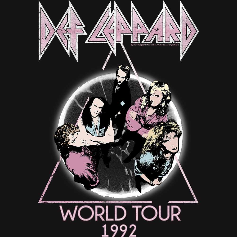 Def Leppard Adrenalize 1992 Album Cover Graphic Vintage Concert Tee Unisex Top Fan Choice Men Women