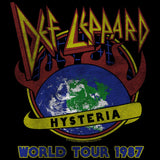 Def Leppard Hysteria 1987 World Tour Graphic Vintage Rock Concert Tee Unisex Exclusive Release Men Women
