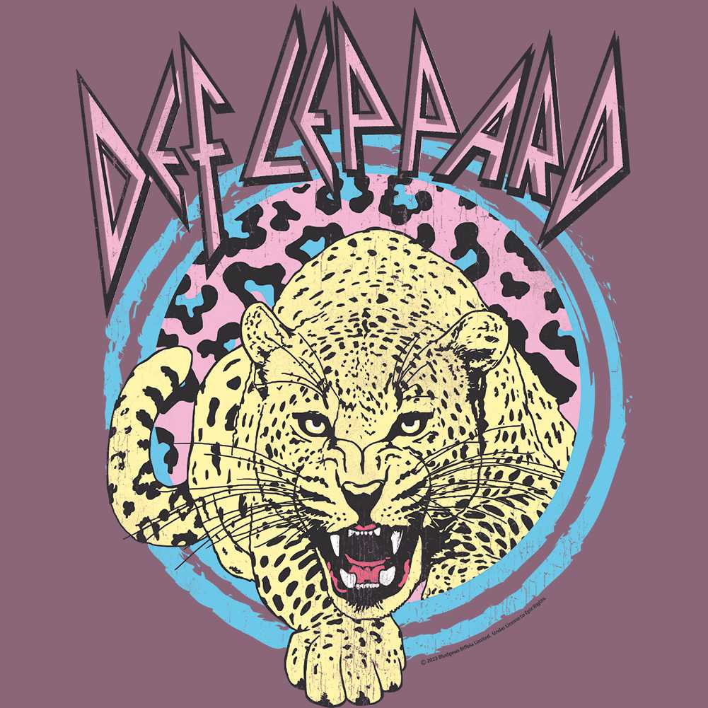Def Leppard Pastel 2 Retro Triangle Logo Graphic Vintage Rock T-Shirt Unisex Stylish Outfit Pick Men Women
