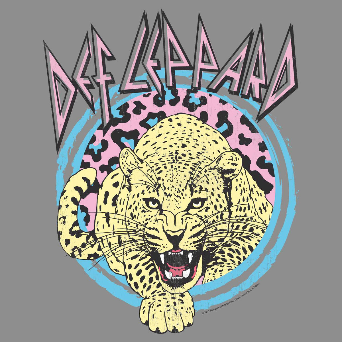 Def Leppard Vintage Logo Youth Graphic T-Shirt - Classic Rock Band Clothing - Kids Music Lover Gift Idea