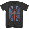 Def Leppard Leopard Union Jack Flag Graphic T-Shirt - Band Tee