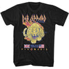 Def Leppard Pyromania Adult T-Shirt, Classic 1983 Hard Rock Album Graphic Tee, Retro 80s Band Music Fan Apparel