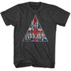 Def Leppard Union Jack Logo Graphic T-Shirt - Official Band Tee