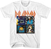 Def Leppard 80s Album Graphic T-Shirt - Official 1980s Rock Band Tee