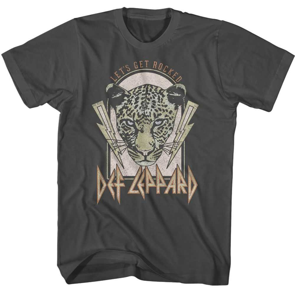 Def Leppard Adrenalize Lets Get Rocked Lightning Bolts Graphic Band T-Shirt Unisex Everyday Wear Men Women