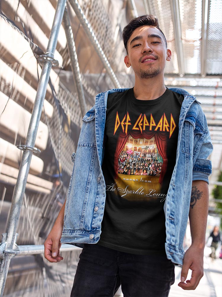 Def Leppard Songs from the Sparkle Lounge Graphic T-Shirt - Band Tee