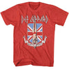 Def Leppard High 'n' Dry Diver Union Jack Flag Graphic Rock T-Shirt Merch Unisex Adults Men Women