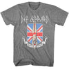 Def Leppard High 'n' Dry Diver Union Jack Graphic T-Shirt - Band Tee