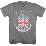Def Leppard High 'n' Dry Diver Union Jack Graphic T-Shirt - Band Tee