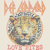 Def Leppard Love Bites Hysteria 1987 Graphic T-Shirt Unisex Adult - Vintage Tee