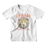 Def Leppard Love Bites Kids Graphic Tee - Retro 80s Heavy Metal Concert Apparel - Youth Music Fan Gift