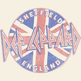 Def Leppard Sheffield England Graphic T-Shirt - Official Hard Rock Band Tee