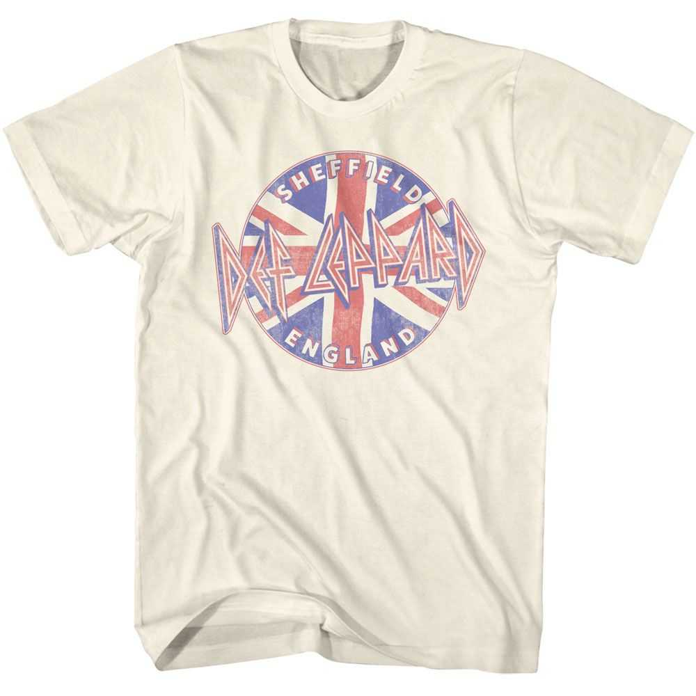 Def Leppard Sheffield England Graphic T-Shirt - Official Hard Rock Band Tee