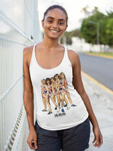 Def Leppard Short Shorts Photo Graphic Woman Tank Top - Official Band Tee