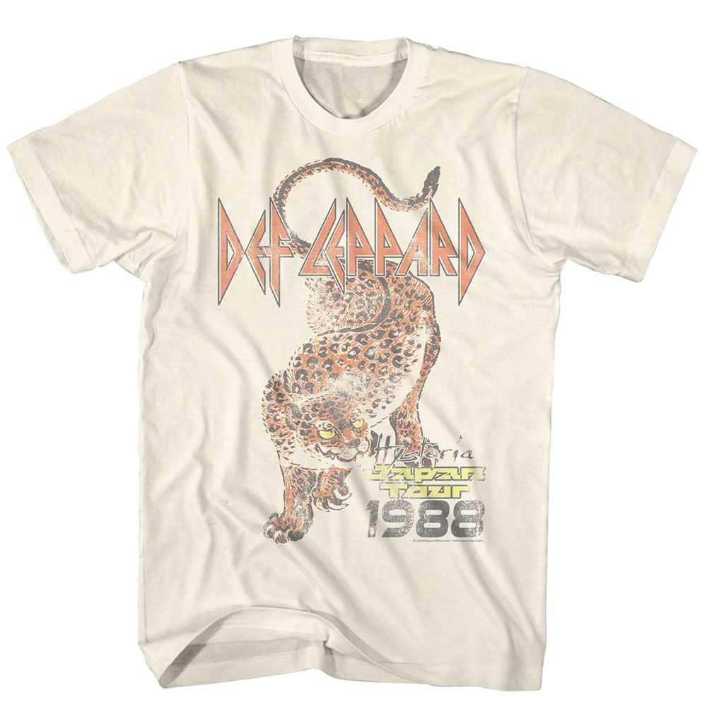 Def Leppard Hysteria Japan Tour 1988 Graphic Vintage Concert Band Tee Shirt Unisex