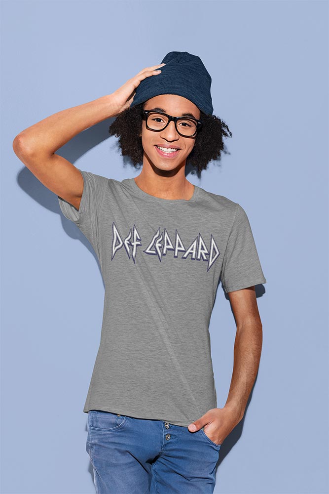 Def Leppard Rock of Ages Gunter Glieben Graphic T-Shirt - Two-Sided Band Tee