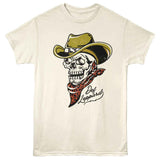 Def Leppard Cowboy Skeleton Graphic T-Shirt - Official Hard Rock Band Tee