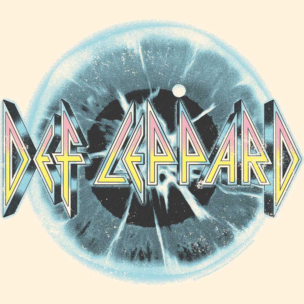 Def Leppard Graphic Eye T-Shirt - Official Hard Rock Band Tee