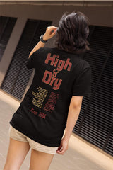Def Leppard High 'n' Dry 1981 Graphic T-Shirt - Official Two-Sided Band Tee