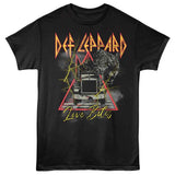 Def Leppard Love Bites Semi-Truck Vintage Band Tee - Unisex 80s Rock Graphic Shirt