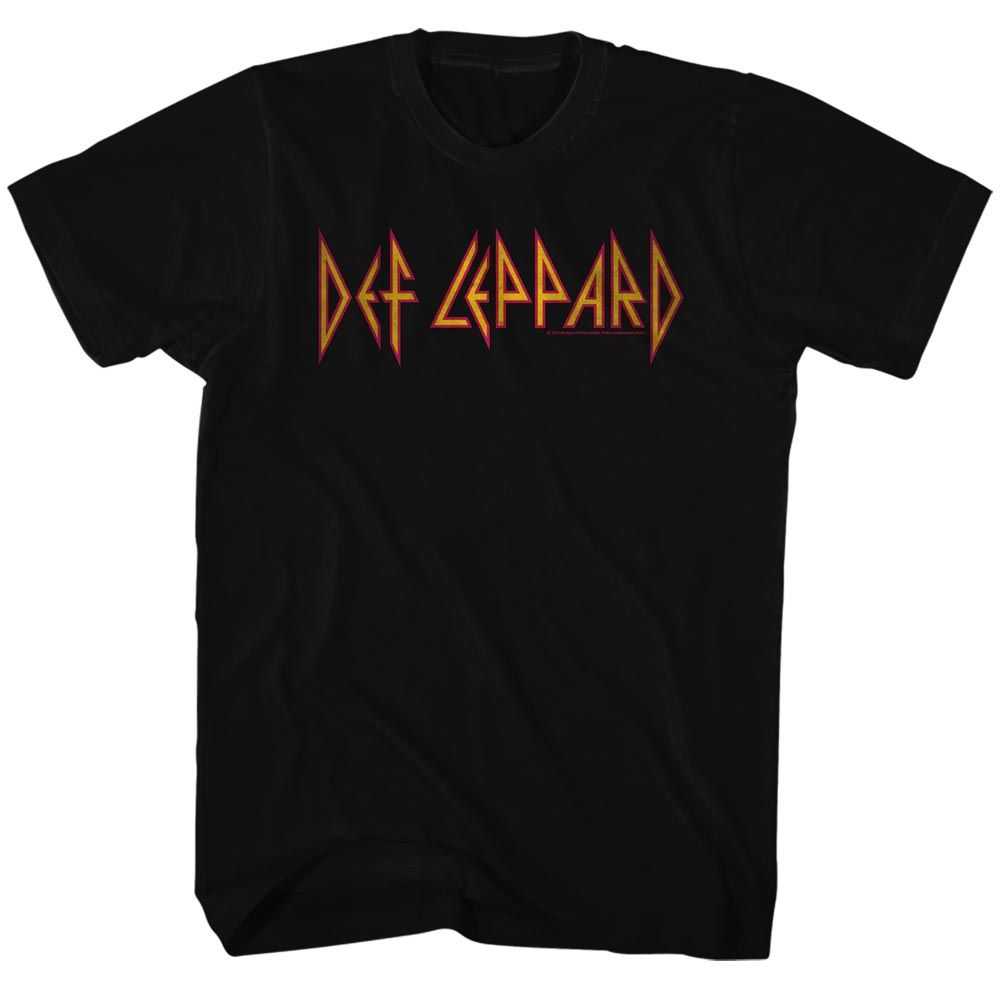 Def Leppard Band Logo Graphic T-Shirt - Official Hard Rock Band Tee