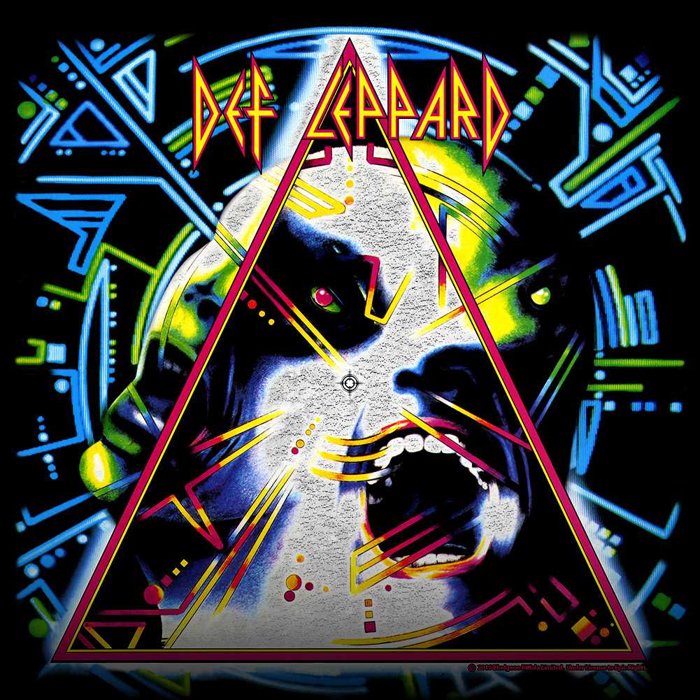 Def Leppard Hysteria Album Graphic T-Shirt - Official 1987 Band Tee