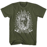 Def Leppard Skull Adult T-Shirt, Classic 80s Hard Rock Band Graphic Tee, Retro Concert Music Fan Apparel