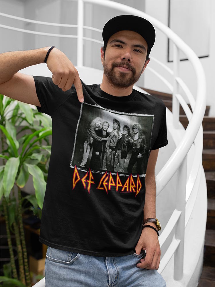 Def Leppard World Tour Graphic T-Shirt - Official Concert Band Tee