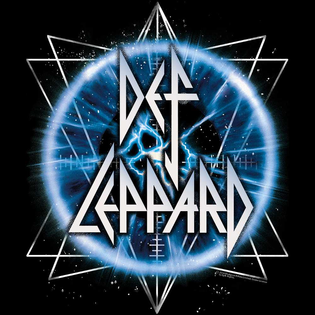 Def Leppard ELECTRIC EYE Adult Black T-Shirt – Licensed Classic Rock Music Graphic Apparel