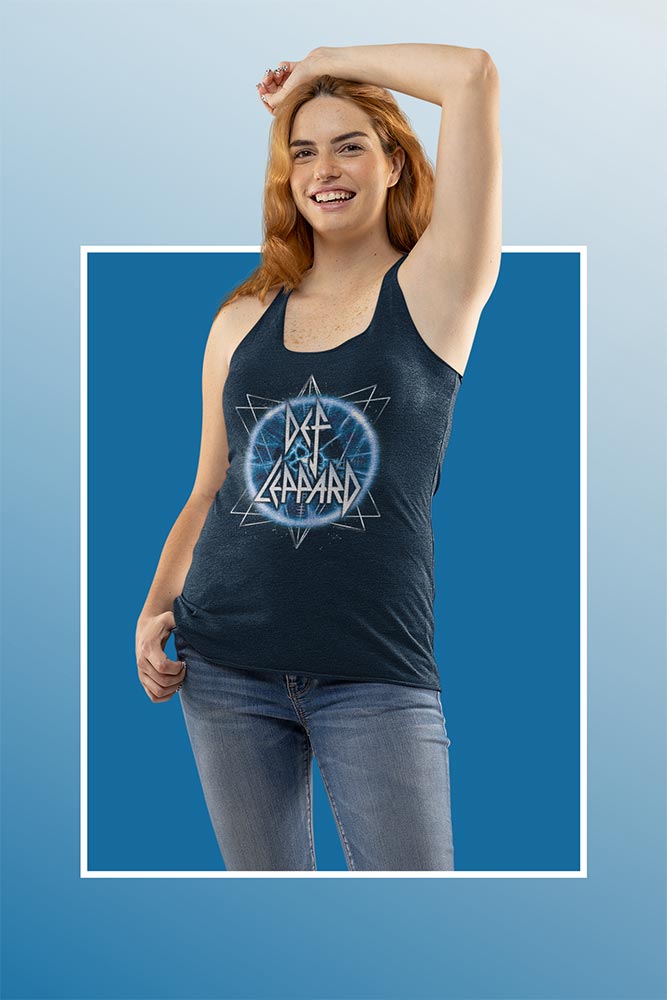 Def Leppard Electric Eye Adult T-Shirt, Classic 80s Hard Rock Band Graphic Tee, Retro Concert Music Fan Apparel