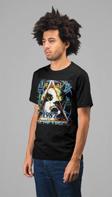 Def Leppard Def World Tour 2-Sided Graphic T-Shirt, 80s Hard Rock Band Tour Tee, Retro Concert Music Fan Apparel