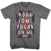 Def Leppard Sugar Adult T-Shirt, Classic 80s Hard Rock Song Graphic Tee, Retro Concert Music Fan Apparel