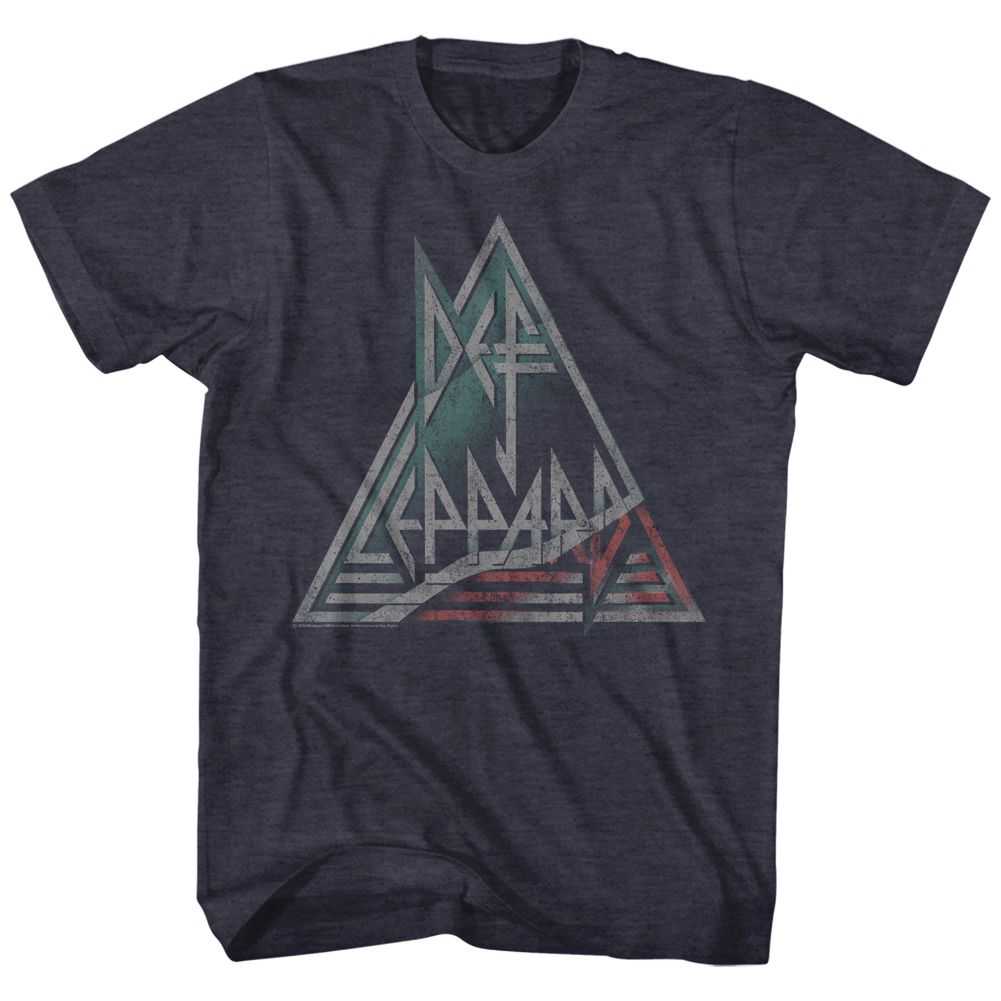 Def Leppard Watermelon Graphic T-Shirt - Official Hard Rock Band Tee