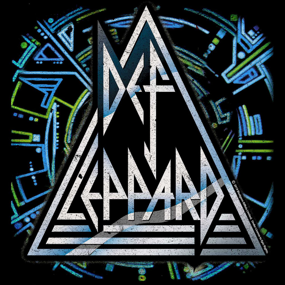 Def Leppard Hysteria Logo Graphic Girl Tank Top - Official 1987 Band Tee