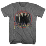 Def Leppard Circles Adult T-Shirt, Classic 80s Hard Rock Band Graphic Tee, Retro Concert Music Fan Apparel