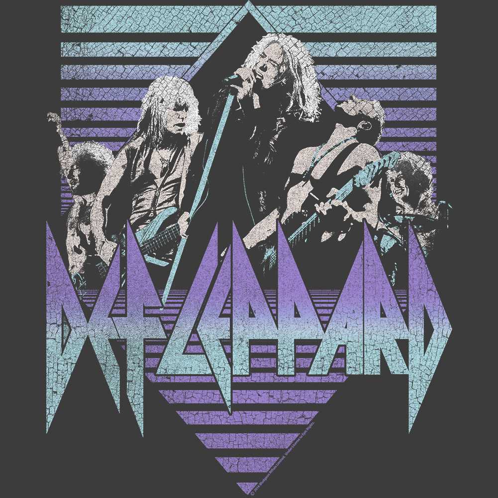 Def Leppard Sing It Adult T-Shirt, Classic 80s Hard Rock Band Graphic Tee, Retro Concert Music Fan Apparel
