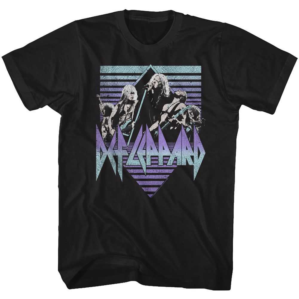 Def Leppard Sing It Adult T-Shirt, Classic 80s Hard Rock Band Graphic Tee, Retro Concert Music Fan Apparel