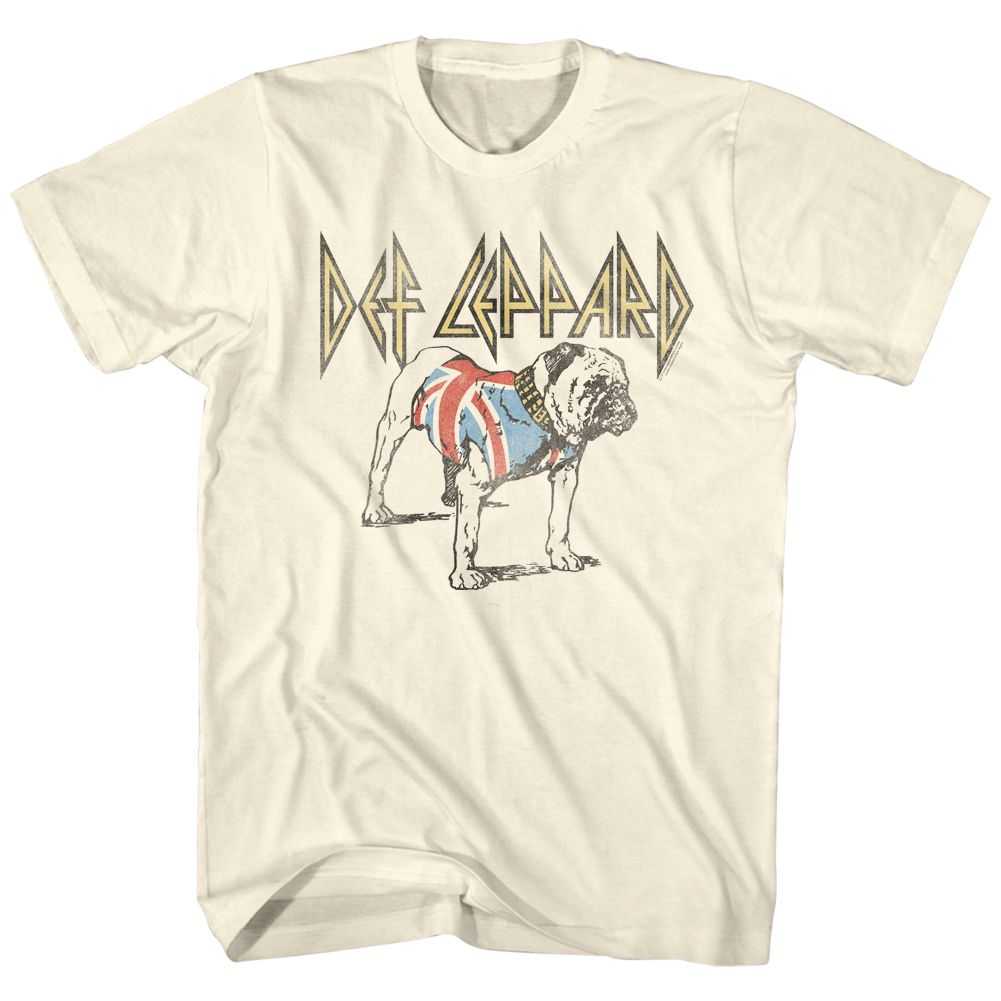 Def Leppard British Bulldog Graphic T-Shirt - Official Hard Rock Band Tee