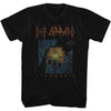 Def Leppard Faded Pyromania Graphic T-Shirt - Official 1983 Band Tee