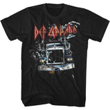 Def Leppard On Through The Night Graphic T-Shirt - Official 1980 Band Tee