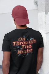 Def Leppard Through the Night Graphic T-Shirt - Official Two-Sided Band Tee